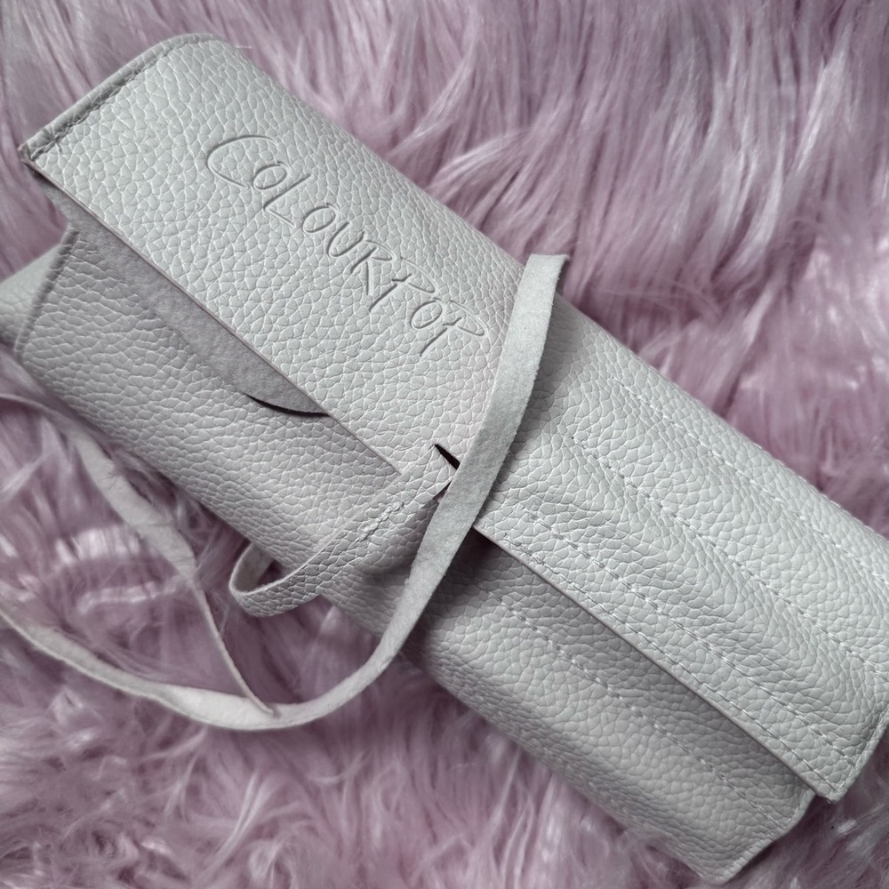 ColourPop Textured Gray Cosmetic Case